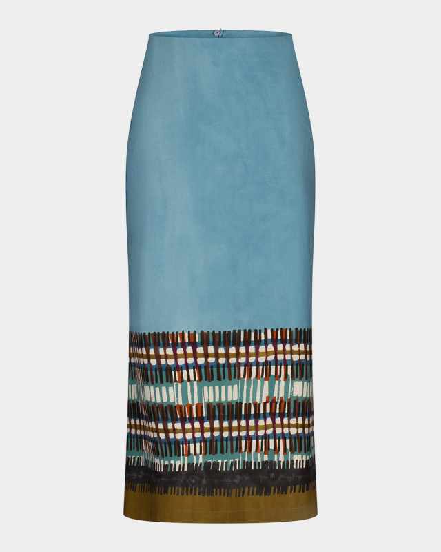 Atira Printed Midi Skirt